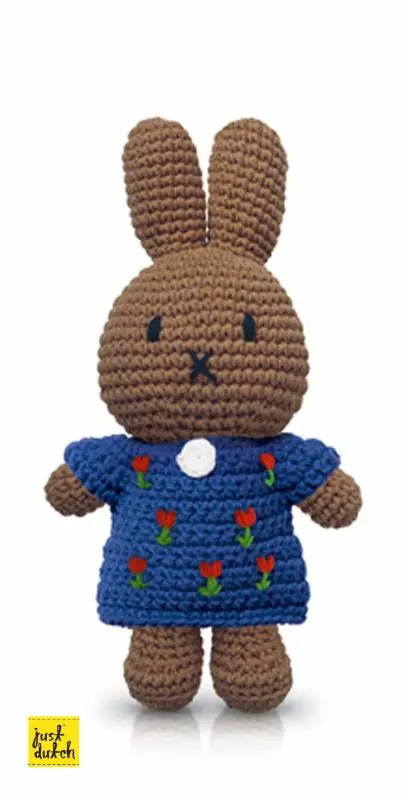 nina handmade en haar blauwe tulpenjurk