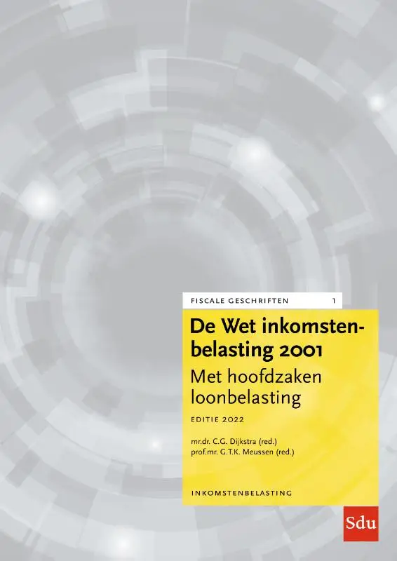 De Wet Inkomstenbelasting 2001, Editie 2022
