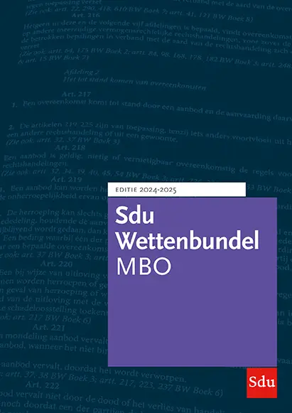 Sdu Wettenbundel MBO / 2024-2025