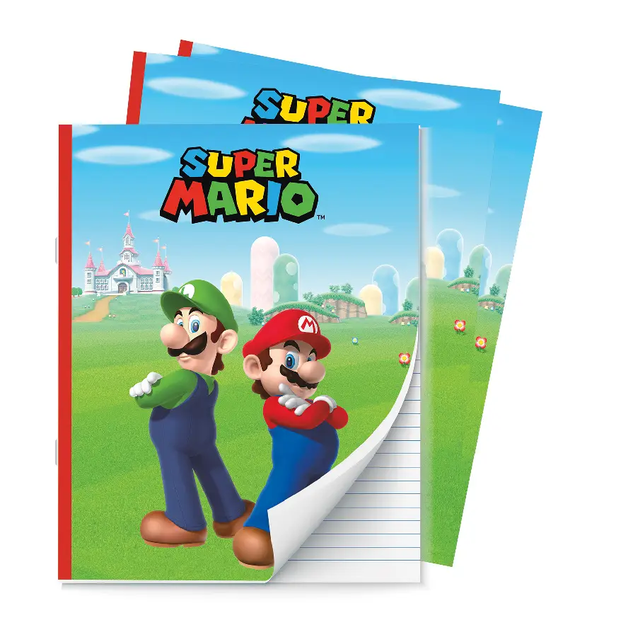 Super Mario A5 schrift lijn 3-pack - 2024-2025