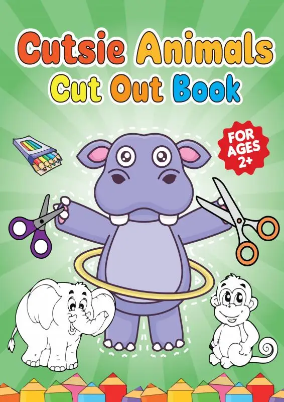 Cutsie Animals - Cut out book