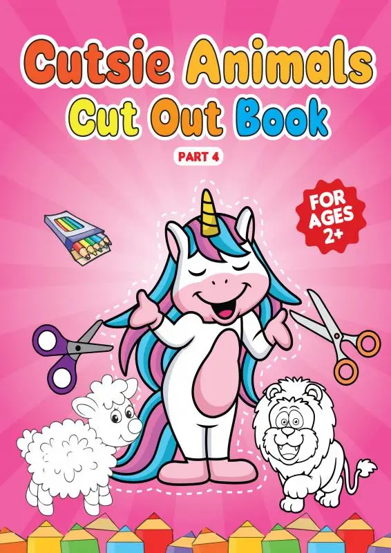 Cutsie Animals - Cut out book