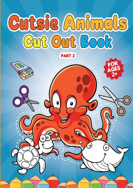 Cutsie Animals - Cut out book