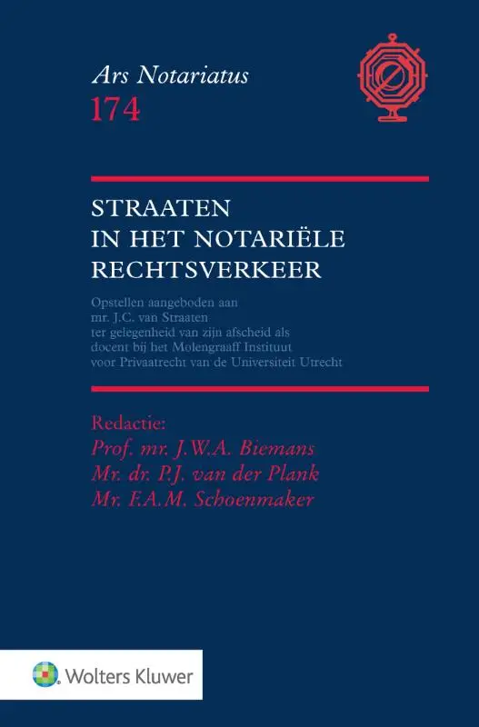 Straaten in het notariële rechtsverkeer