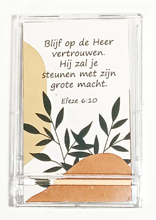 10 bemoedigingkaartjes met bijbelteksten