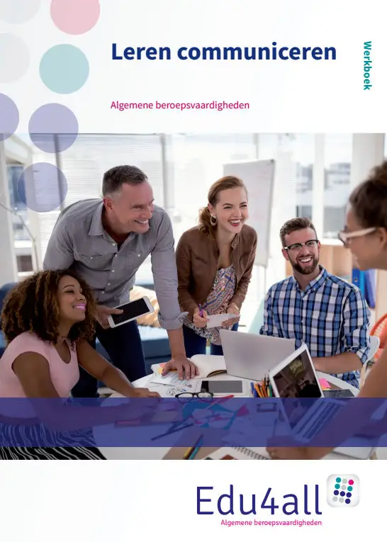 zorg en welzijn / Leren communiseren / werkboek