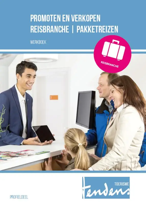 Werkboek Promoten en verkopen reisbranche