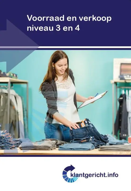 Voorraden en verkoop / Niveau 3 en 4