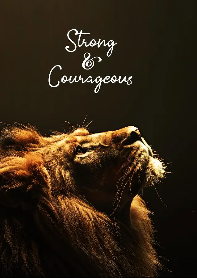 Strong and courageous theedoosje