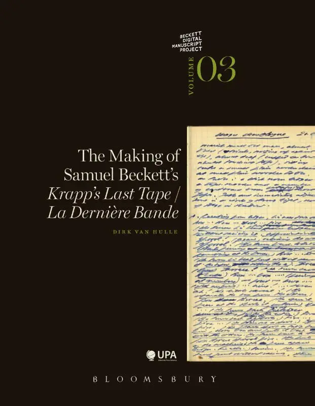 The making of Samuel beckett's krapp's last tape/la derniere bande