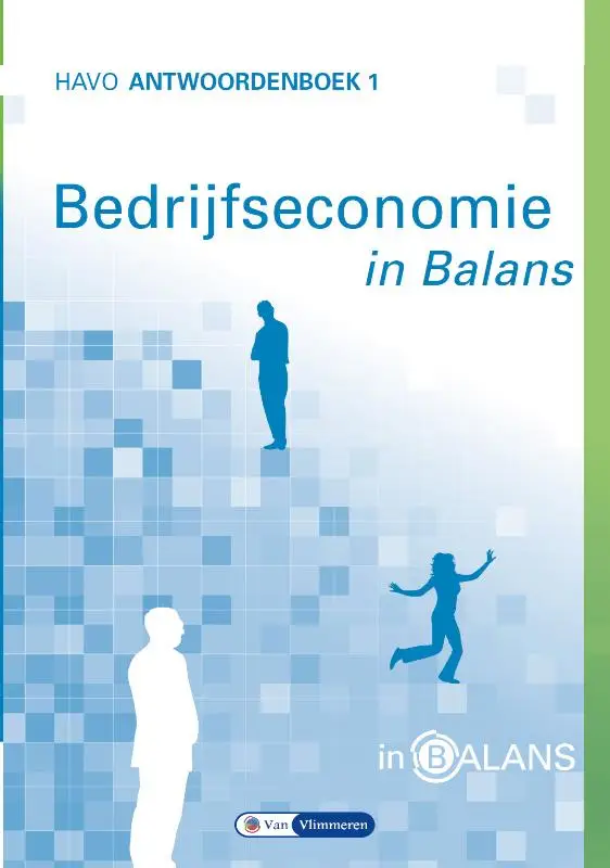 Havo / Bedrijfseconomie in Balans / Antwoordenboek 1