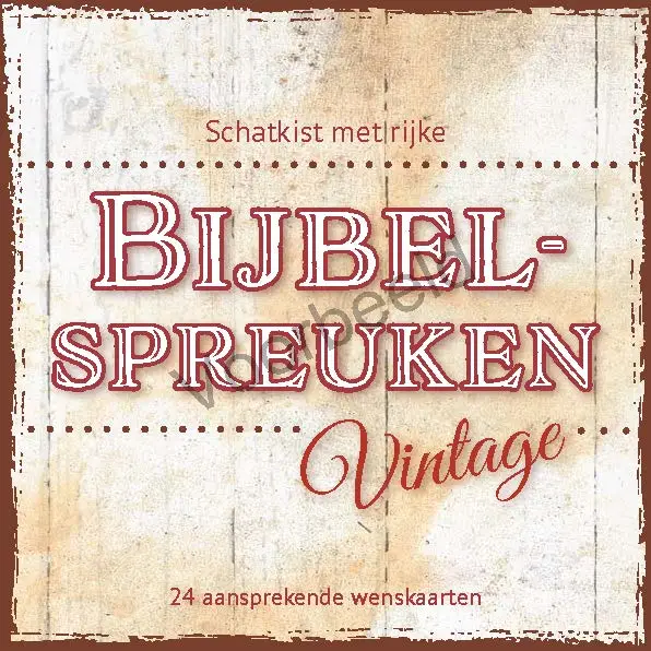 Bijbelspreuken vintage - Neerzetboek