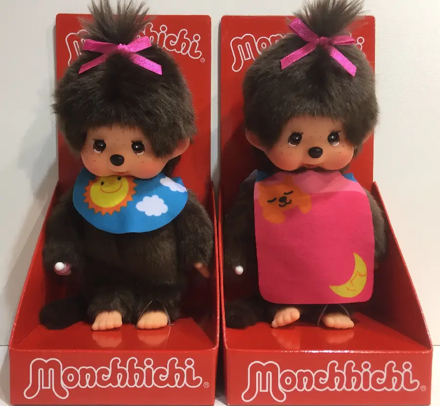 MONCHHICHI 20 cm Meisje Slaapogen