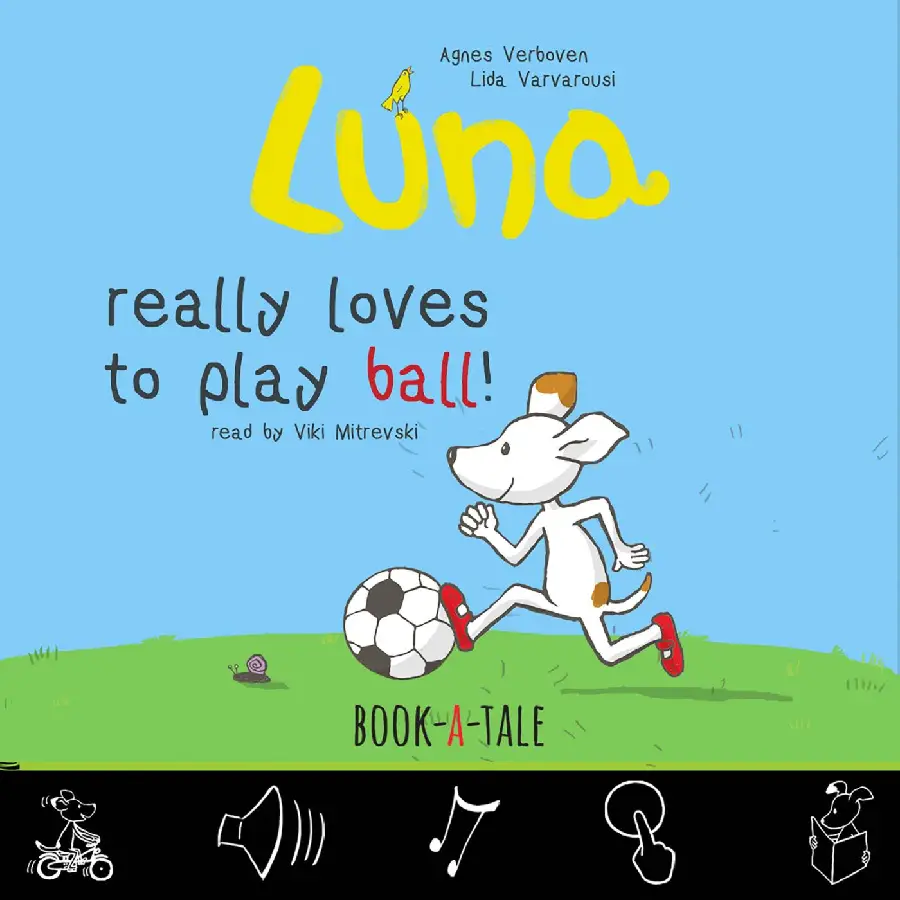 Luna really loves to play ball!