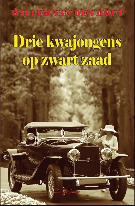 Drie kwajongens op zwart zaad