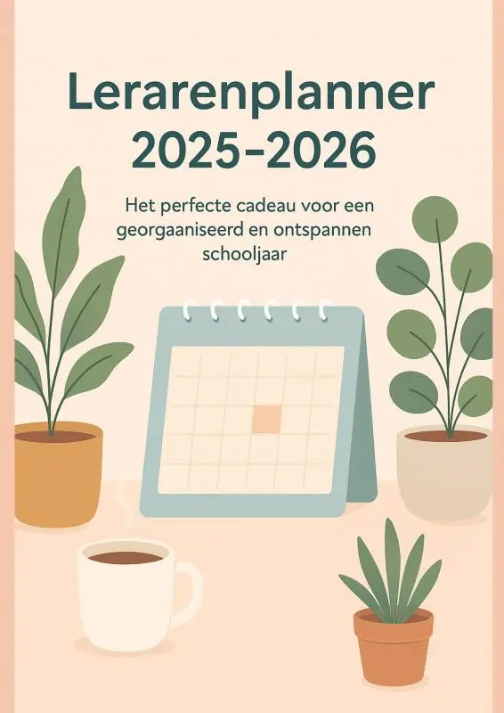 Lerarenplanner 2025-2026(Het perfecte cadeau voor een georganiseerd en ontspannen schooljaar)