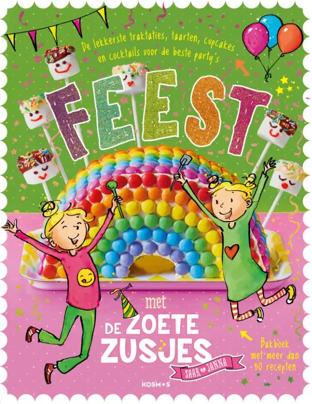 Feest met de Zoete Zusjes bakboek met me