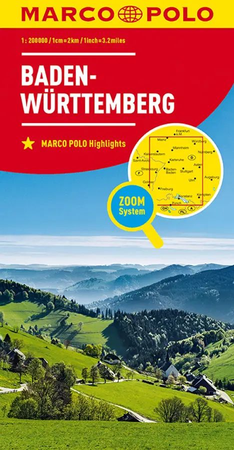 Marco Polo Wegenkaart 11 Baden-Württemberg