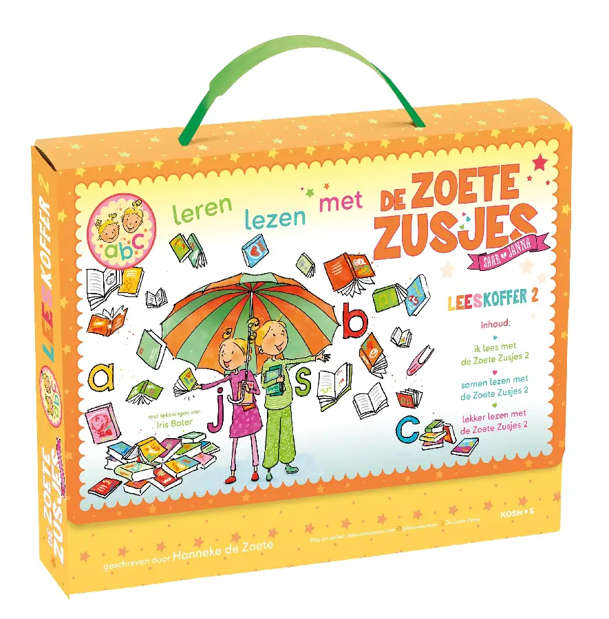 Leren lezen met de zoete zusjes leeskoffer