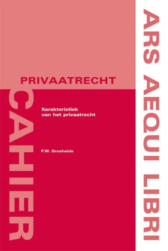 Karakteristiek van het privaatrecht