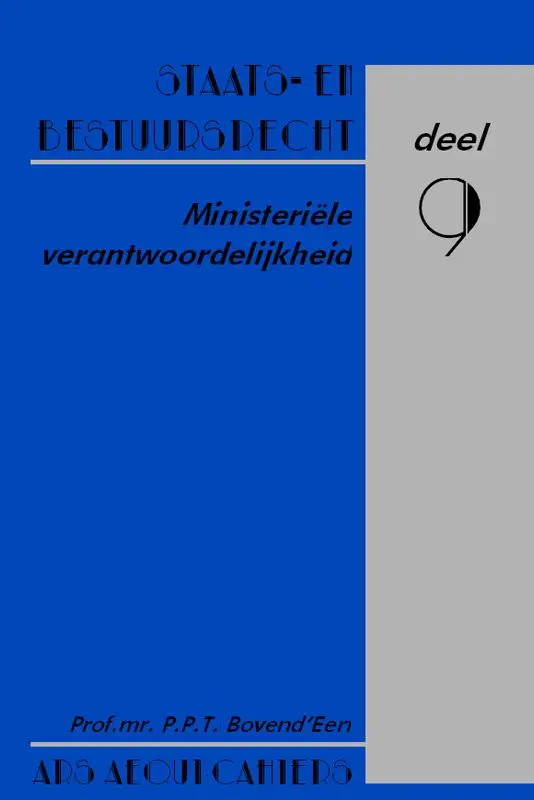 Ministeriele verantwoordelijkheid