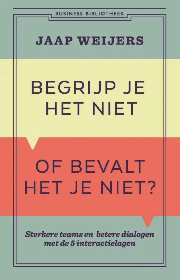 Begrijp je het niet of bevalt het je niet?