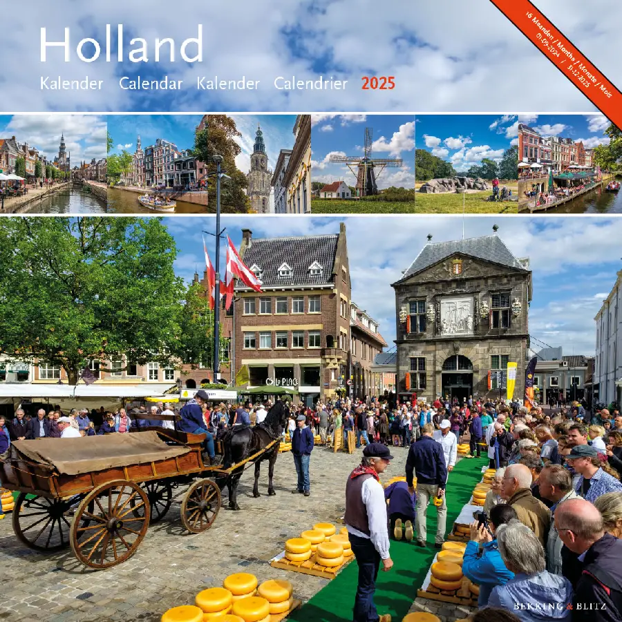 Holland maandkalender 2025