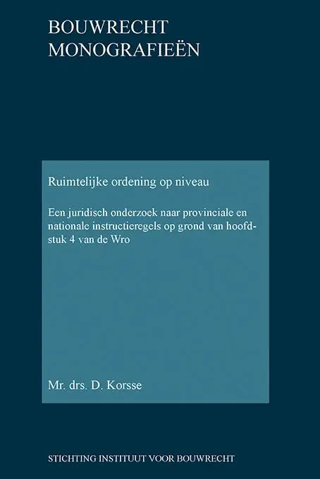 Ruimtelijke ordening op niveau; Spatial planning at the right level
