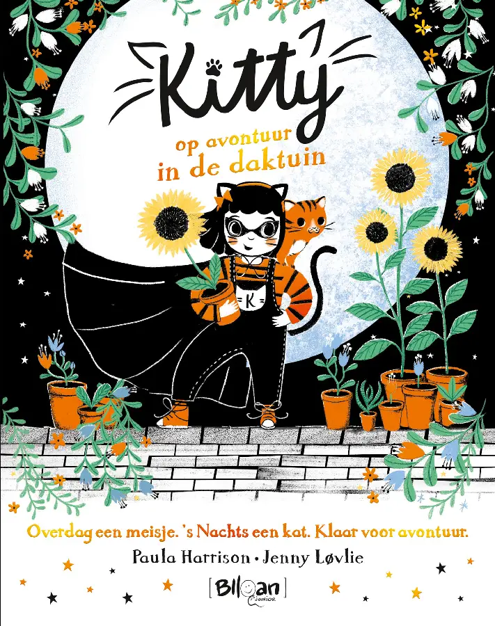 Kitty op avontuur in de daktuin