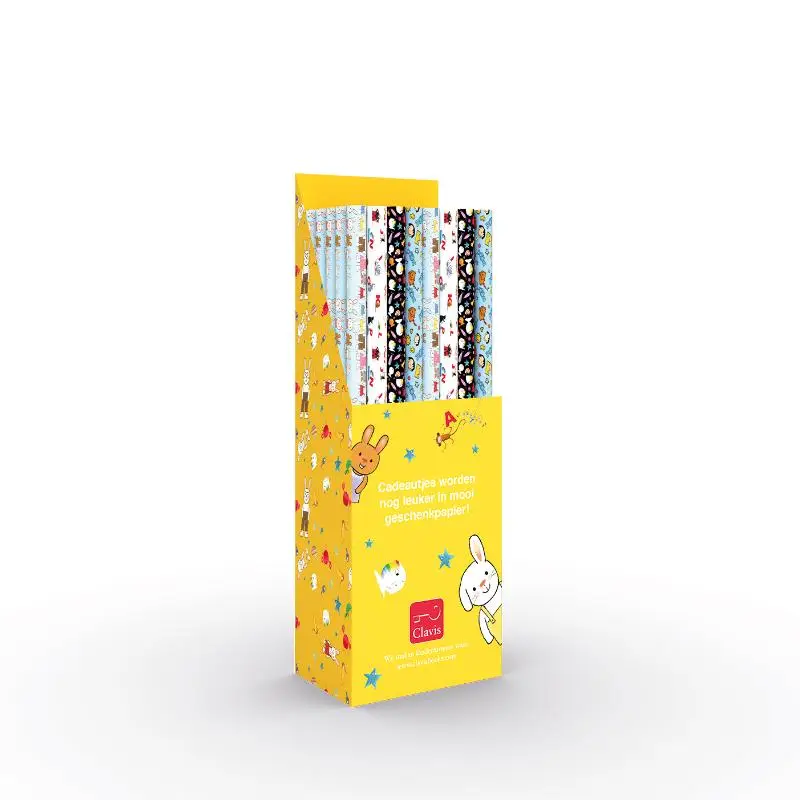 Box cadeaupapier (4 x 10 rolletjes)