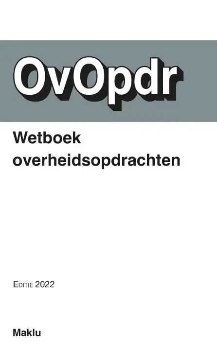 Wetboek Overheidsopdrachten / 2022