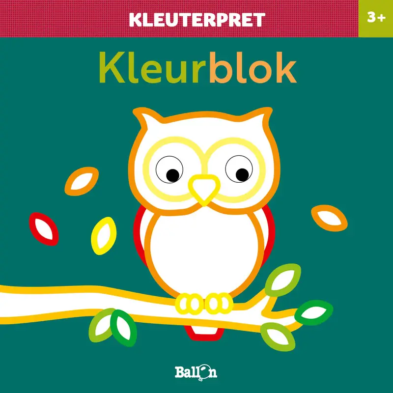 Kleurblok uil / 3+