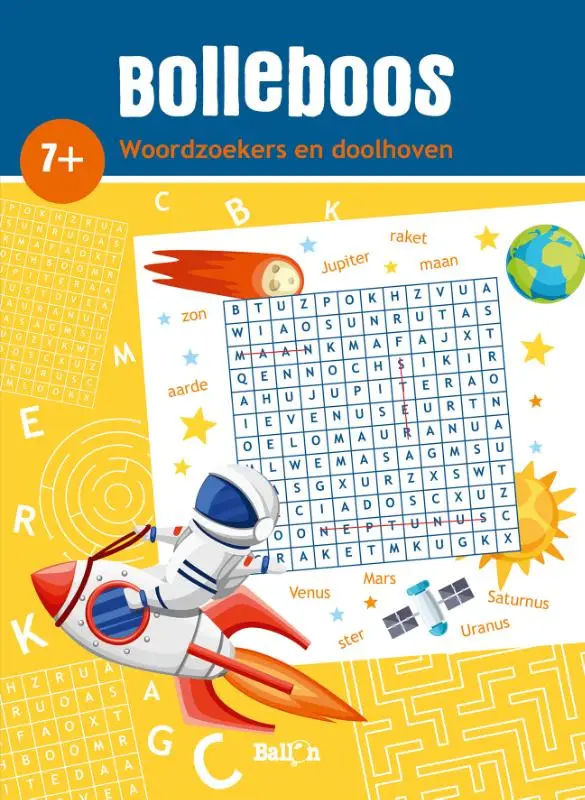 Woordzoekers en doolhoven 7+