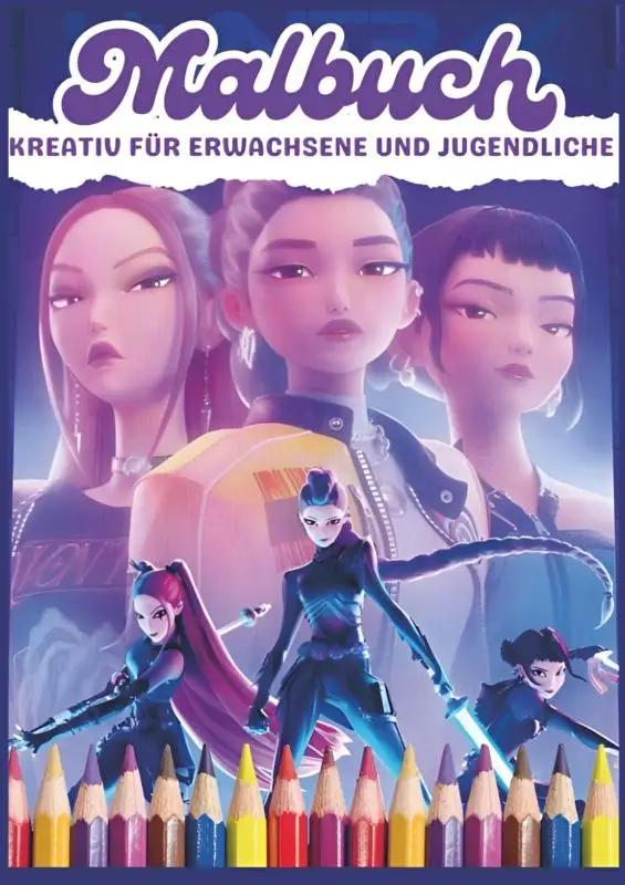 Kpop Demon Hunters Malbuch