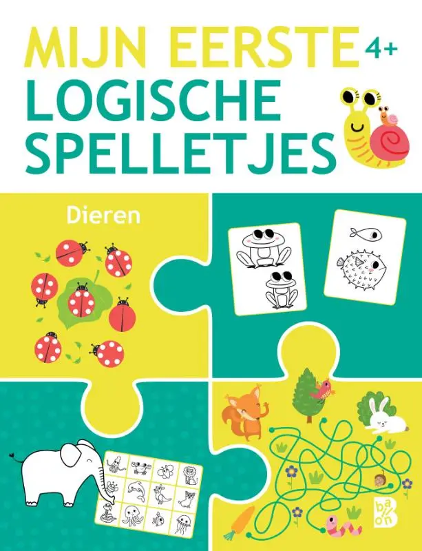 Mijn eerste logische spelletjes / 4+ Dieren