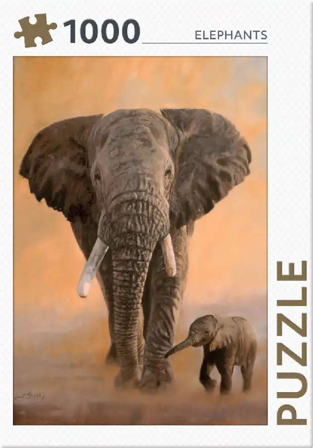 Elephants - puzzel 1000 st