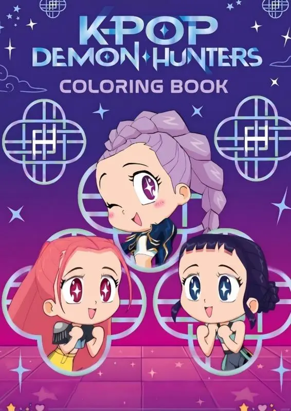 KPop Demon Hunters Coloring Book