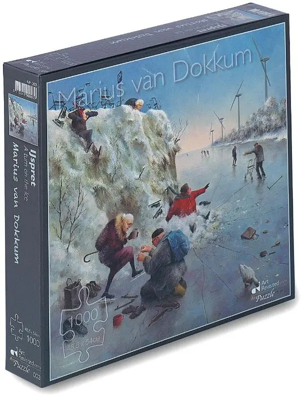 Marius van Dokkum - IJspret- Puzzel 1000 stukjes