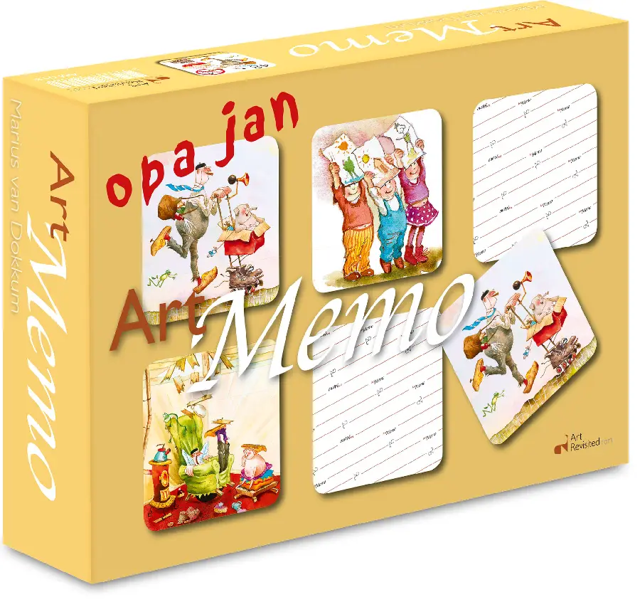 Marius van Dokkum-Opa Jan Art Memo spel 24 sets