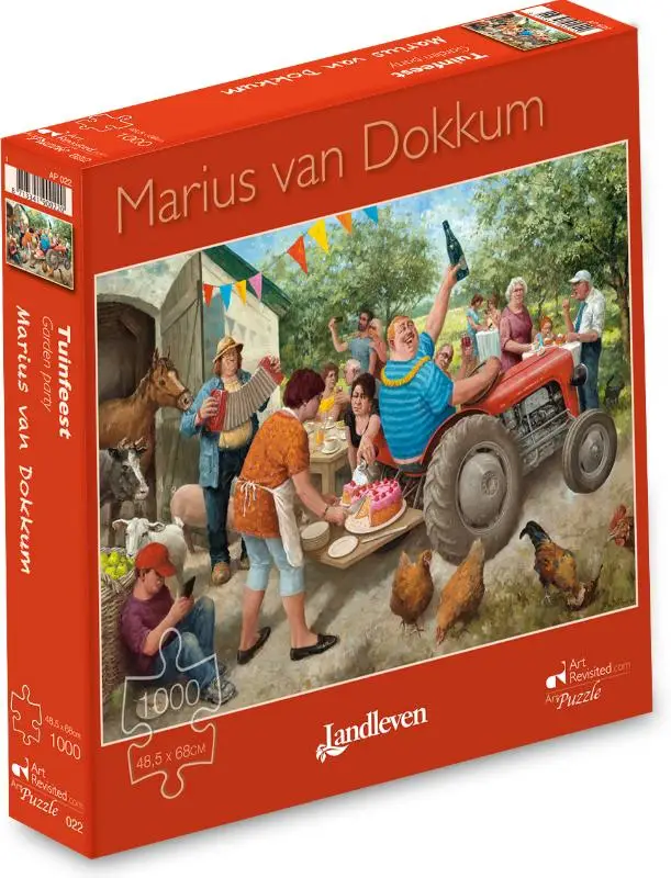 Marius van Dokkum - Tuinfeest  -  Puzzel