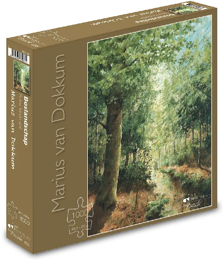 Marius Van Dokkum Boslandschap Puzzel 1000 stukjes