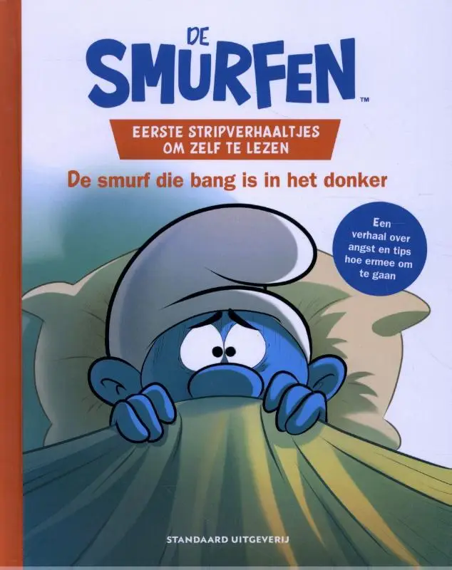 Eerste stripverhaaltjes om zelf te lezen - De Smurf die bang is in het donker