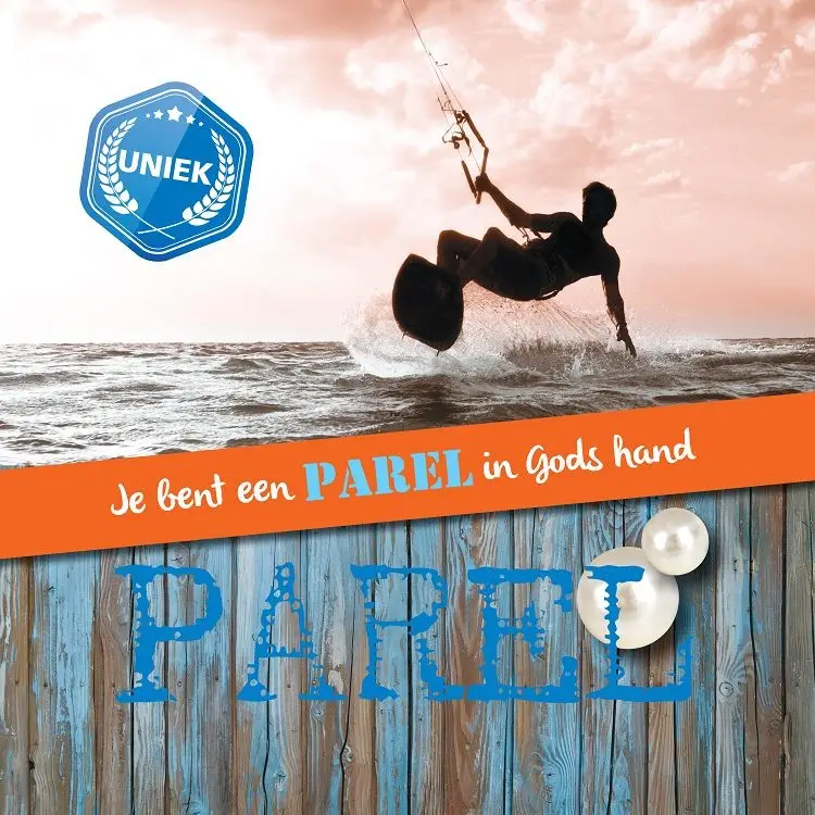 Standaard 10x10cm jongen parel