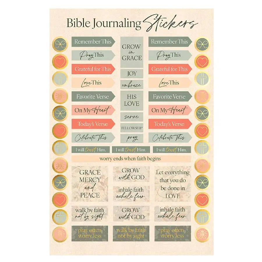 Bible journaling stickers everything bea