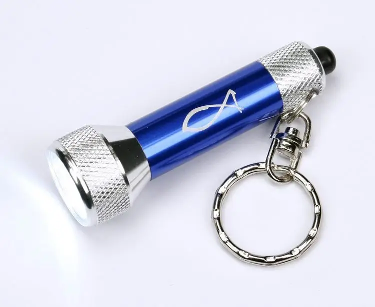 Zaklamp LED/sleutelhanger 6.5cm