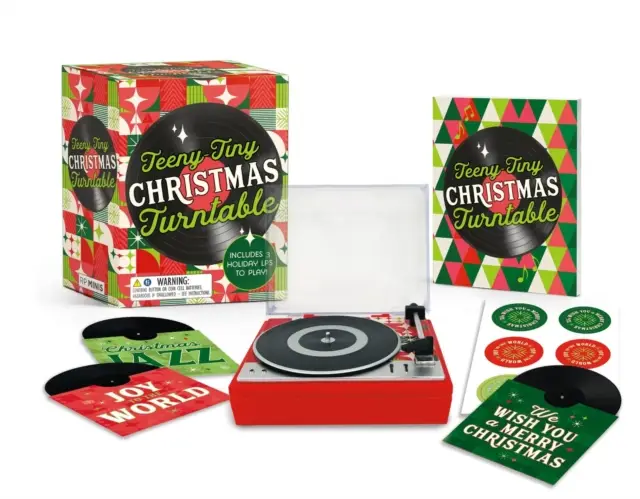 Teeny-Tiny Christmas Turntable: Includes 3 Holiday Lps to Play! [With Battery]