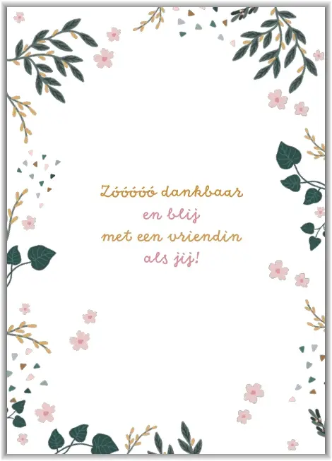 Zóóóóó dankbaar