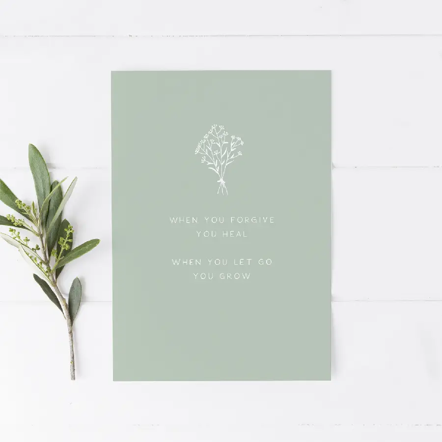 WK When you forgive you heal