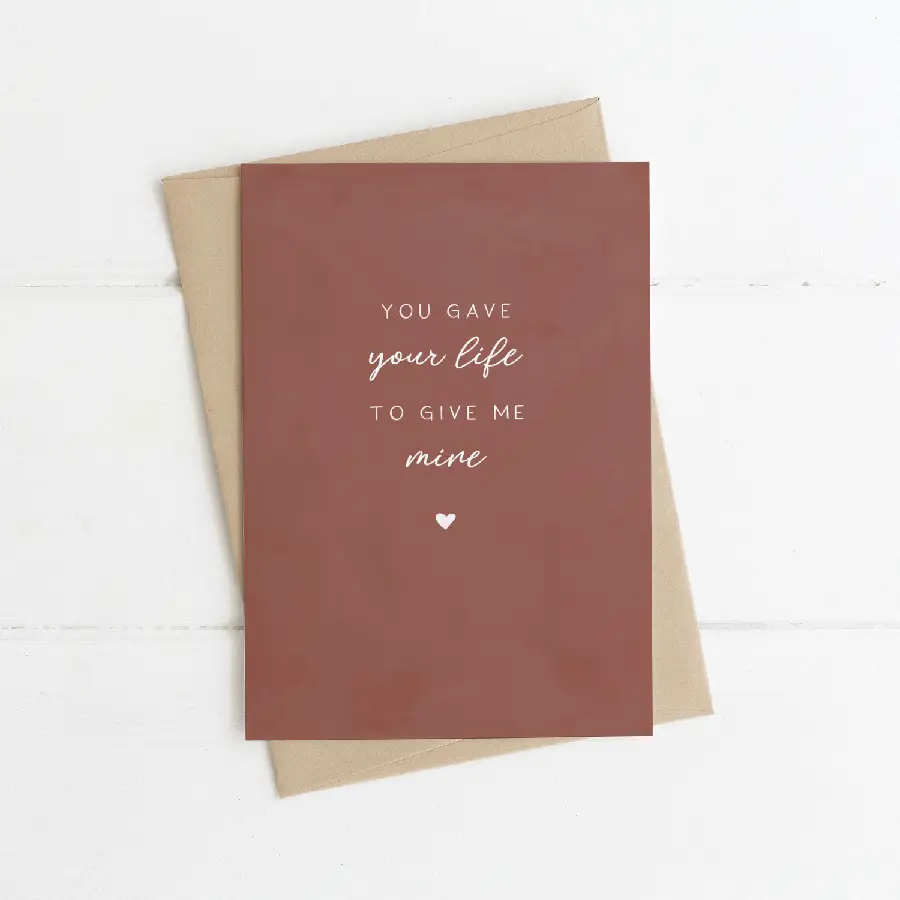 WK You gave your live to give me mine