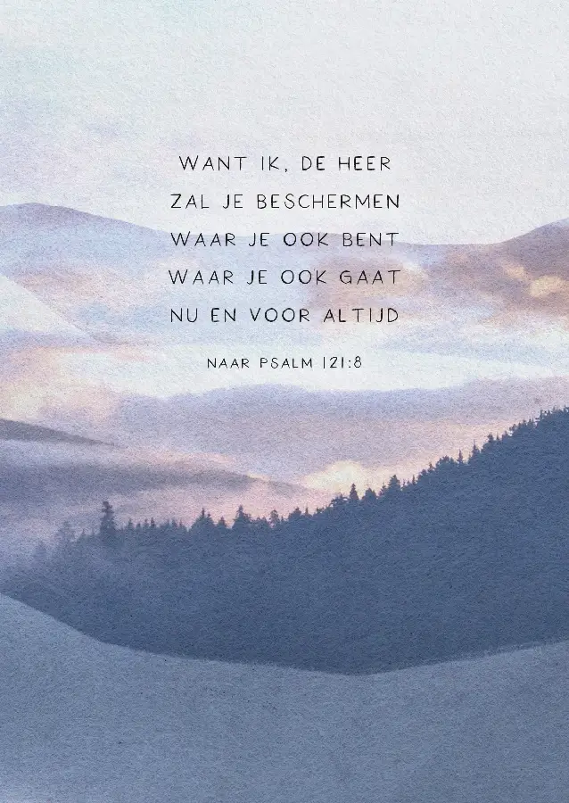 WK De Heer zal je beschermen